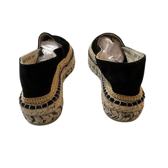 Free People Eden Double Stack Espadrilles in Black, Size 41 (US Size 10) NEW - Picture 8 of 11